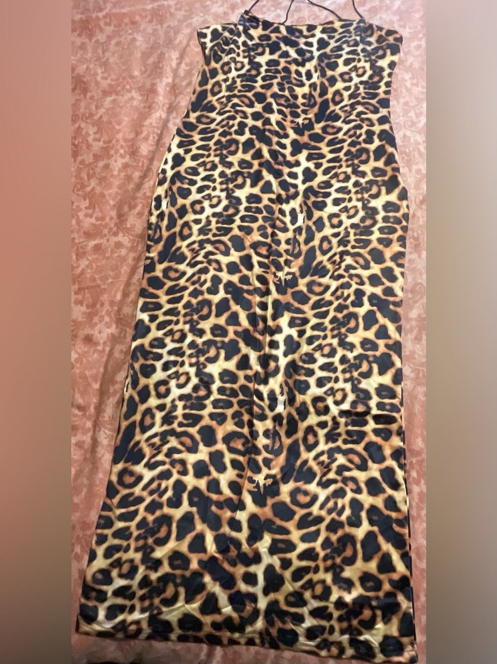 Leopard Print Maxi Dress - Sleek Slip Style